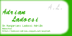 adrian ladocsi business card